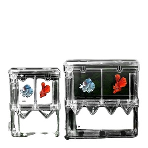 Caja de Incubación para Cría de Guppys, Accesorio de Acuario de Plástico con Diseño Transparente que Aumenta el Oxígeno, para Crías de Peces Vivos - Product Image 4