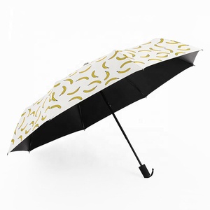 Paraguas para el sol para señora, sombrilla pequeña de 3 pliegues, bonita, UV, promocional chino, disponible - Product Image 6