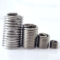 Stainless Steel 304 Metric Wire Helical Thread Inserts M6 Free Running ISO9001 Certified Fasteners and Screw Inserts