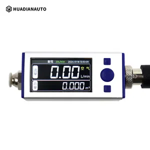 Medidor de fluxo de gás com display digital, controlador de ar comprimido de nitrogênio e microfluxo, medidor de fluxo térmico de massa