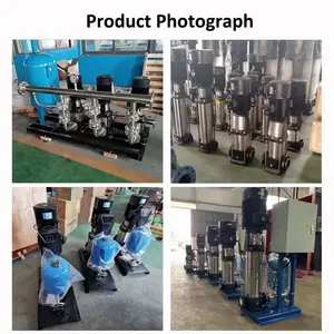 Multi-stage Vertical Centrifugal Water Pump Iron Or Copper Or Stainless Big Flow Pressure Booster Water Pump With Cooling System