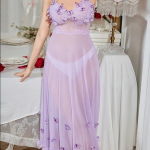 Set Lingerie Seksi Putih Untuk Malam Bulan Madu Hadiah Bulan Madu Untuk Wanita Untuknya - Product Image 4