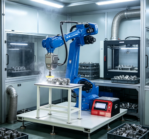 Bras robotisé 6 axes entièrement automatique, haute vitesse, haute précision, solution de meulage automatisée à commande de force, usine tout-en-un - Product Image 5