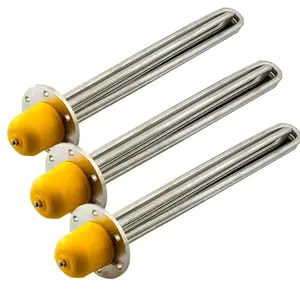 Độ Tin Cậy Khử Trùng Threaded Mặt Bích Sưởi Ấm Ống Ngâm Nóng Cho Dầu Nhiệt