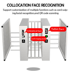 스피드 레인 전신 개찰구 게이트 플랩 배리어 접근 제어 시스템 스피드 레인 개찰구 플랩 배리어 - Product Image 5