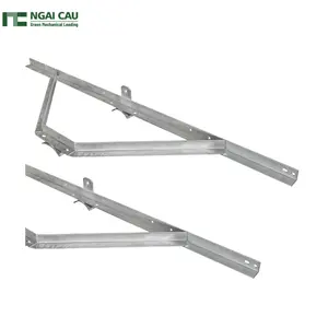 Power Tower Accessories From Viet Nam: Galvanized Steel Tubular Pole Cross Arm For Overhead Transmission Line