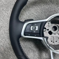 Verbessertes Leder-Lenkrad (Altes Modell) für Volkswagen VW Golf MK5 MK6 MK7 7.5 GTI GTD R Polo GTI CC Passat Tiguan