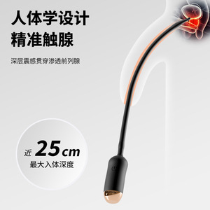 Vibrating Ejaculatory Rod For Men Electric G Spot <b>Massager</b> Silicone Charging <b>Head</b> Vibrating Eyeball - Product Image 5
