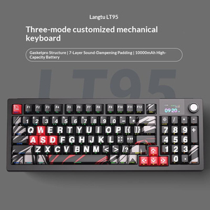 Customized Three Mode Mechanical Keyboard Gaming E-sports Hot Swappable <b>Office</b> <b>Computer</b> Blue tooth Wireless Keyboard - Product Image 5
