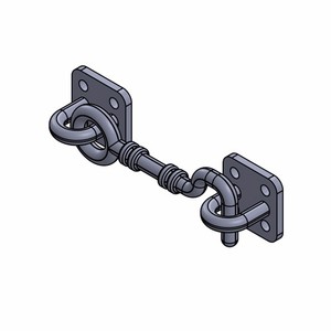 ตัวล็อคแบบตะขอเกี่ยว WEKIS ทำจากทองเหลือง สำหรับความปลอดภัยและความเป็นส่วนตัว ใช้งานง่าย พร้อมสกรู สำหรับประตูบานเลื่อนกลางแจ้ง รั้วไม้ และหน้าต่าง - Product Image 6