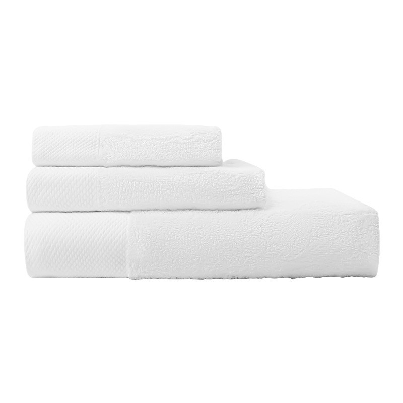 Luxury Woven Bath Towels Soft Cotton