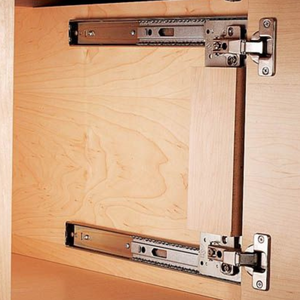 Thép bóng mang hình chữ P Flipper Túi cửa trượt đường sắt nhà bếp cửa tủ phần cứng cho TV tủ & đồ nội thất sử dụng nhà - Product Image 5