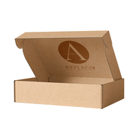 Boîte d'avion en papier kraft Boîte de papier ondulé de voiture blanche personnalisée Boîte-cadeau de produit personnalisé Matériau écologique