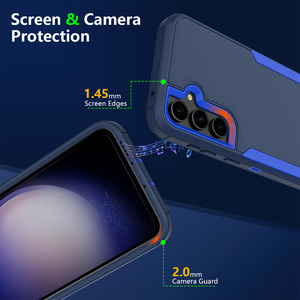Funda de teléfono de cobertura completa a prueba de golpes 3 en 1 de goma híbrida para Samsung A73 A53 A33 A23 S21 FE <span class=keywords><strong>A13</strong></span> A04S A02S A03S - Product Image 6