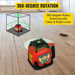 PEKAI Endüstriyel Sınıf Lazer Seviyesi Kendinden Tesviyeli 360 Döner 500m Dikey Yatay Tarama Yeşil Lazer Seviye Makinesi - Product Image 2