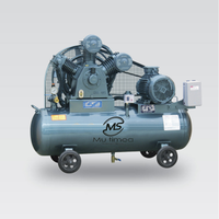 Compresseur d'air marin à piston haute pression 30 bar PET soufflant alternatif lubrifié à courant alternatif avec moteur essentiel