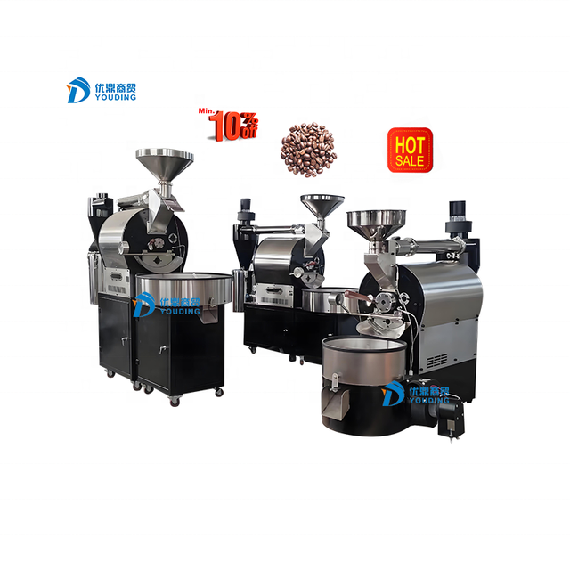 Hot Selling Industrial Coffee Machine Coffee Roasting Line Commercial Coffee Grinder Machine