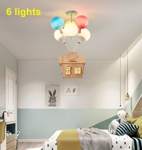 Creativo della ragazza boy camera aria colorata casa palloncino bambini lampadario luce del pendente per i bambini - Product Image 6