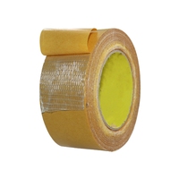 Ruban Adhésif Monoface en Fibre de Verre Robuste pour Fixation de Tapis et Scellage de Cartons, Sensible à la Pression, Haute Résistance, Étanche, en Polyester