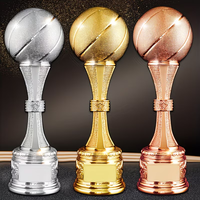 Trophée Sportif Écologique en ABS Plaqué Or Gravé, Récompense MVP Champion Personnalisée pour Basketball et Football Américain – Vente en Gros