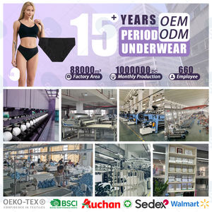 سراويل داخلية للدورة الشهرية مع مؤشر رطوبة للفتيات المراهقات، قطنية عالية القص بأربع طبقات مانعة للتسرب وماصة مع مؤشر مرئي - Product Image 6