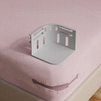Attache de drap de lit en plastique réglable et réutilisable, antidérapante, à clipser, durable, fixation à quatre coins, adhérence extra forte, élastique