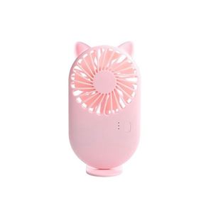 Office Air Cooling Battery Charge Usb Rechargeable Handheld Min Pocketi Fan High Quality Portable Travel Box Plastic Abs 5V 3W - Product Image 1