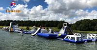 Gran Parque Acuático Inflable Flotante a Precio de Fábrica con Muchos Juegos Acuáticos Divertidos