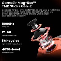 Gamepad Esports Berkabel PC GameSir Tarantula 8K Grosir, Laju Polling 8000Hz, Joystick TMR, Trigger Efek Hall, Pengontrol Game