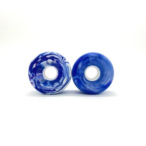 Usine Haute Rebond Super Durable Descente Cruiser Surf Patins Planche À Roulettes 70mm X 42mm Longboard Cruiser Roues 82A <span class=keywords><strong>Bleu</strong></span> - Product Image 3