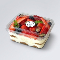 Boîte à gâteau jetable transparente avec couvercle, conteneur de présentation empilable pour pâtisseries, cupcakes et muffins à emporter