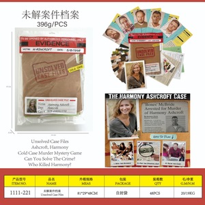 Cold Case Files Ashcroft Harmony: Gioco di Mistero e Crimine per 2-6 Giocatori, Gioco da Tavolo Interattivo in Carta - Divertimento per Tutta la Famiglia - Product Image 2