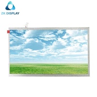 Modul LCD BOE 10.1 Inci 1024*600 50PIN Antarmuka TTL Layar Sentuh Papan Driver 10.1 Panel Layar LCD TFT Hitam LCD Industri