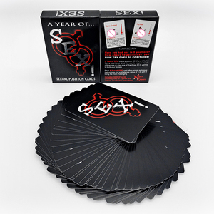 SacKnove Adults Couple Bedroom Playing Erotic Fun Sexy <strong>Sexual</strong> Position Cards Sets Paper Sex Card <strong>Game</strong> - Product Image 3