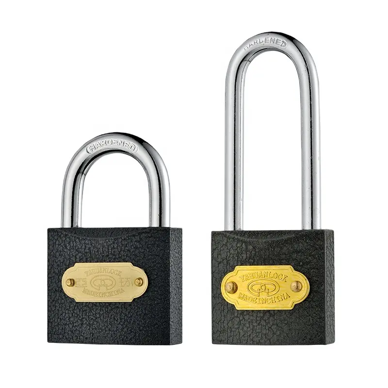 Heavy duty lock or luggage painted grey padlock safety for door with high quality