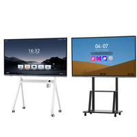Tableau blanc tactile à écran plat 4K LED 85 pouces, tableaux intelligents pour salle de classe et entreprise