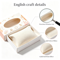 Boîte à tiroir coulissant personnalisée avec fenêtre transparente pour emballage cadeau de savon
