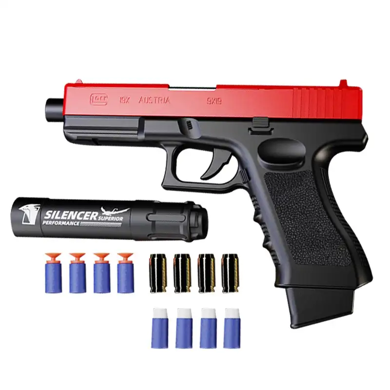 Pistolet d'assaut automatique pour enfant, jouet à balles en caoutchouc, fusil de Sniper, modèle réduit d'éjaculation