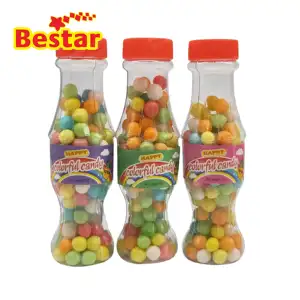 crispy candy 12g bottle colorful crispy candy oem candy supplier