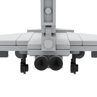 Kit de construction de briques MOC Scène Militaire Avion de Chasse Eurofighter Typhoon Modèle DIY Jouets Créatifs pour Enfants MOC5122