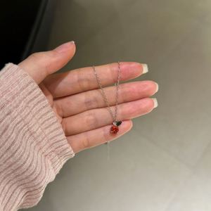 Collier Dylam Charm High Top Jewel en argent sterling 925 avec chaîne à maillons et pendentif fruit en zircone 5A - Product Image 5