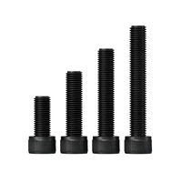 Vis à tête cylindrique hexagonale en acier au carbone noir de grade 12.9 M2 M2.5 M3 M4