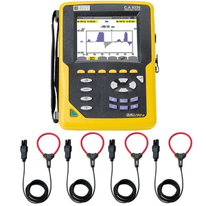 Analyseur de qualité d'alimentation triphasé CA CA8336, compteur de puissance numérique portable - Product Image 2