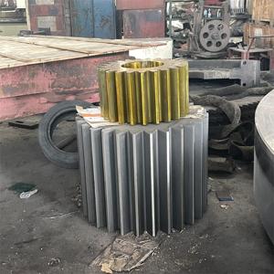 Broyeur à boulets en acier forgé à grand engrenage droit personnalisé pignon à grand module dent de meulage robuste grand engrenage - Product Image 5