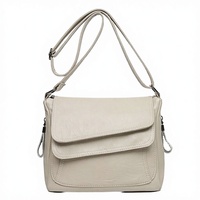 Sac à main de luxe pour femme, en cuir PU vintage imperméable, sac à bandoulière décontracté, nouvelle collection 2024