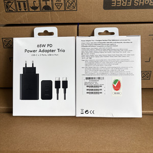 <span class=keywords><strong>Cargador</strong></span> de Carga Súper Rápida de 65W con 3 Puertos EP-T6530 PD, <span class=keywords><strong>Adaptador</strong></span> de Corriente USB C Trio de 65W para <span class=keywords><strong>Samsung</strong></span> <span class=keywords><strong>S21</strong></span> S22 S23 S24 S25 S26 - Product Image 2