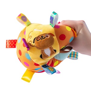 Interactive Ball Dog Toy for Aggressive Chewers Training Decompress <b>Bite</b> Resistant Plush Handle Dog Toys with Bells Pet Supplies - Product Image 6
