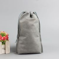 Pochette de rangement anti-poussière en non-tissé avec logo personnalisé, sac à cordon pour chaussures, sacs à main, vêtements, cadeaux et accessoires