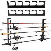 Support mural et de plafond robuste en métal pour cannes à pêche, pour moulinets spinning et baitcasting, vente directe usine
