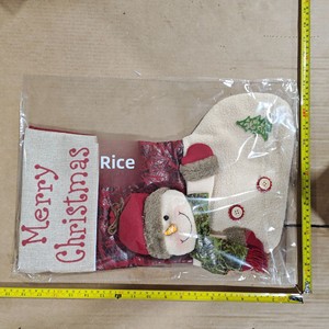 Bolsa de regalo de Navidad de tela con diseño de dibujos animados para muñecas de cabeza grande, adorno colgante para dulces, hecho en China - Product Image 6